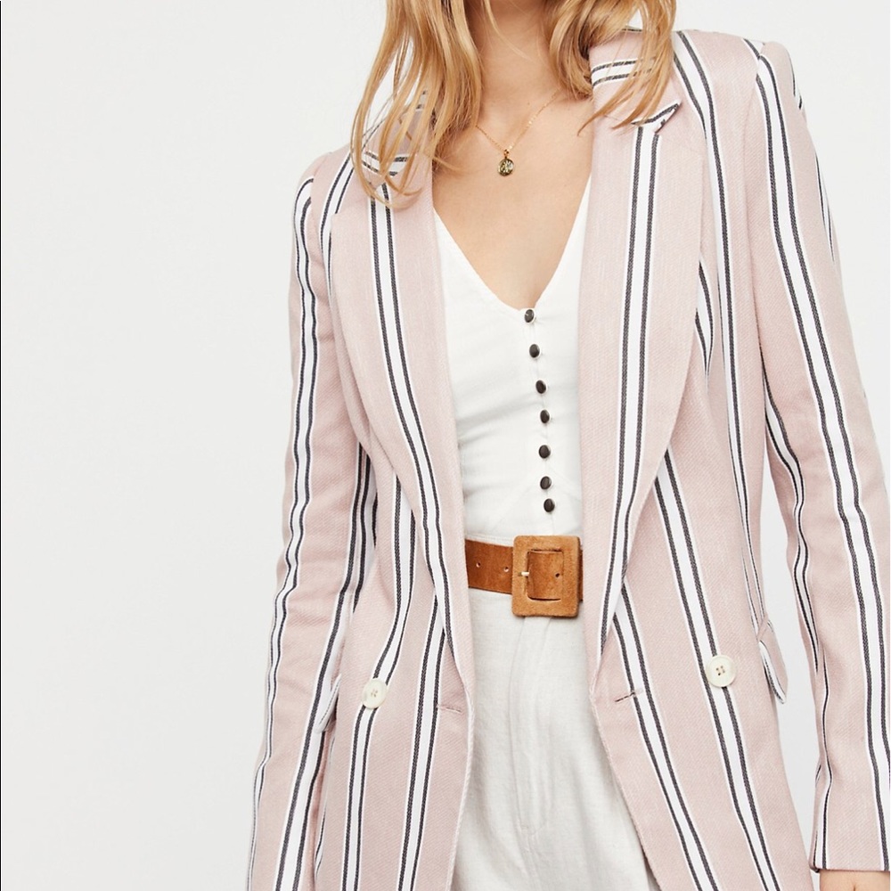 Pink blazer